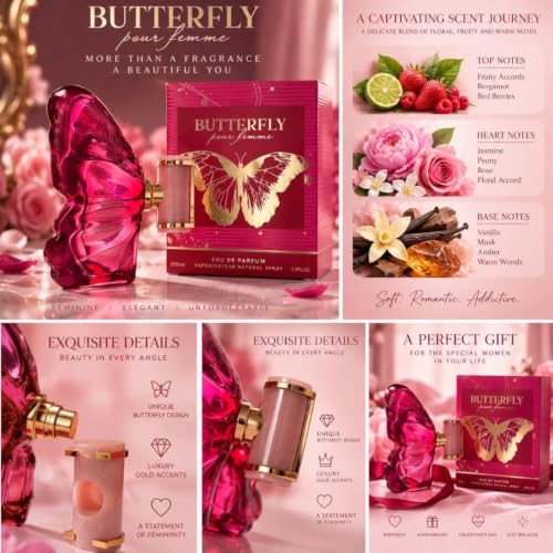 Preorder: Secret Plus Butterfly Eau de Parfum, 85 ml